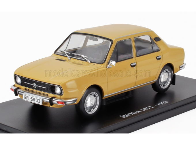 SKODA 105l (1978), yellow