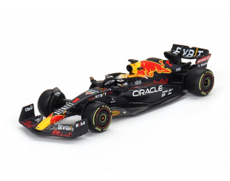 RED BULL F1 Rb18 Team Oracle Red Bull Racing №1 World Champion 3rd Monaco Gp (2022) Max Verstappen, Matt Blue Yellow Red