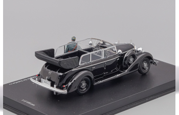 Mercedes-Benz 770K Cabriolet F маршала Карла Маннергейма 1943 открытый кабриолет с фигуркой (специальное издание, тираж 100 шт.)