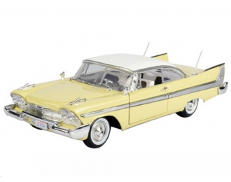 PLYMOUTH Fury (1958), желтый с белым