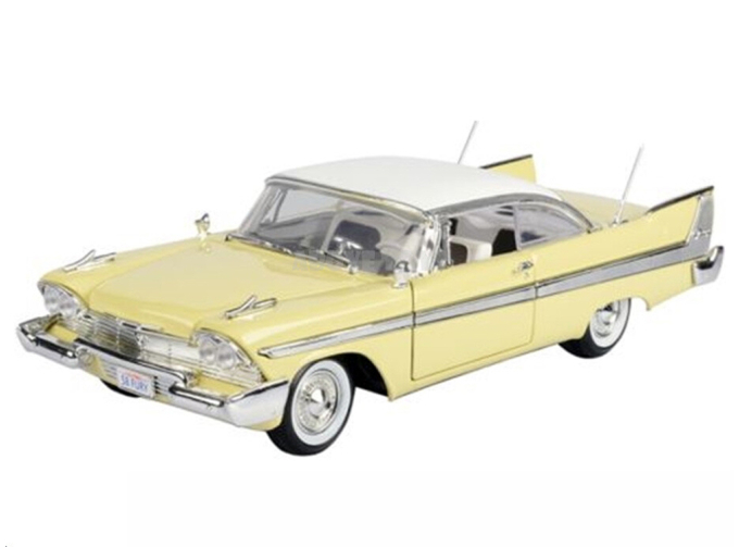 PLYMOUTH Fury (1958), желтый с белым