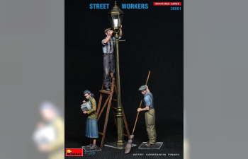 Сборная модель фигурки Street Workers