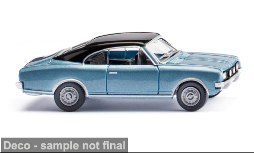 Opel Commodore A Coupe, orange/schwarz, 1967