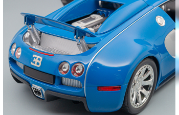 BUGATTI Veyron edition Centenaire 2009, chrome / blue