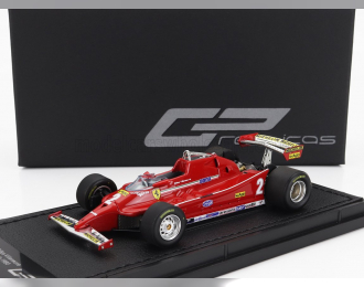 FERRARI F1 126c №2 Qualifyng Monza Gp Italy (1980) Gilles Villeneuve, Red