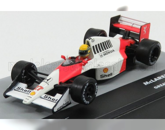 McLAREN F1 Mp4/5b N27 Ayrton Senna British Gp (1990) World Champion, White Red