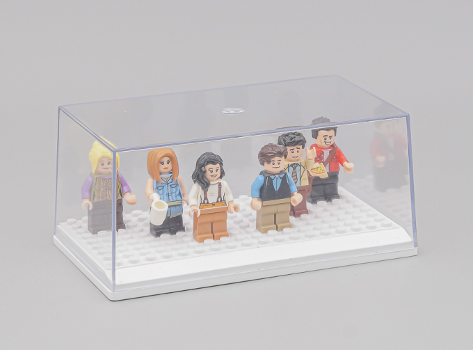 Бокс белый подиум + LEGO белый