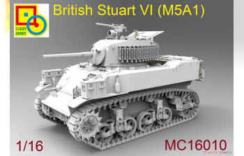 Сборная модель British M5A1 Stuart VI