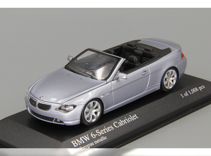 BMW 6-Series Cabriolet (E64) (2006), silver