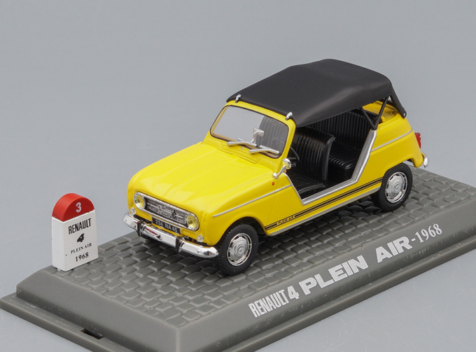 RENAULT 4 Plein Air (1968), yellow / black