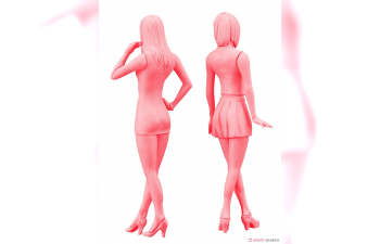 Сборная модель Набор фигур FASHION MODEL GIRLS FIGURE (2 фигуры)