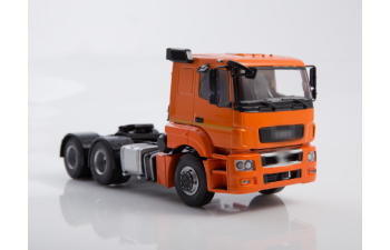 Камский грузовик 65206 седельный тягач, оранжевый