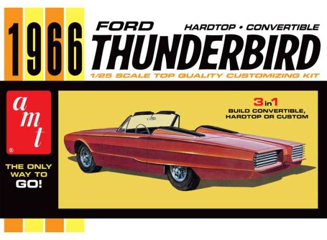 Сборная модель Ford Thunderbird Hardtop/Convertible, plastic modelkit 1966