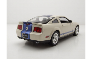 FORD Shelby Mustang GT500 Cobra (2007), white blue