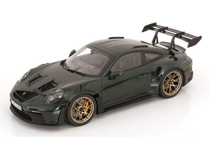 PORSCHE 911 (992) GT3 RS (2022), green metallic/black