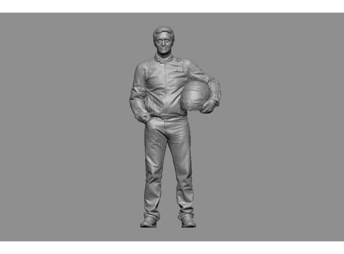 Фигурка Мужчина с шлемом (под покраску)