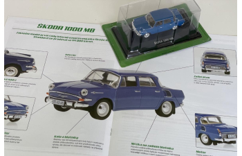SKODA 1000 MB (1965), blue
