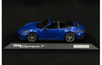 PORSCHE 911 (992 II) Carrera T Cabriolet (2024), Lugano blue