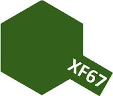 Краска акриловая зеленый НАТО матовый XF-67 NATO Green,10 мл.
