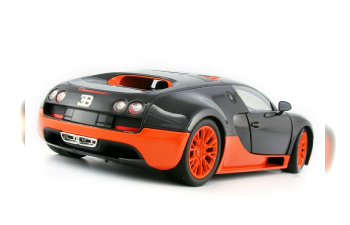 Bugatti Veyron Super Sport 2010 карбон/оранжевый, мировой рекорд скорости