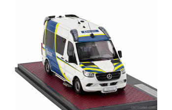 MERCEDES BENZ PRINTER VAN MIESEN AMBULANCE (2018), WHITE / BLUE