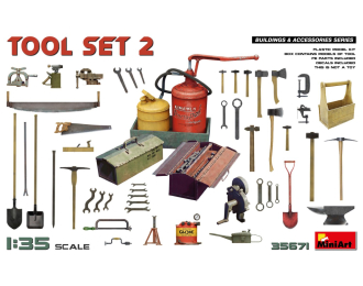 Сборная модель Набор инструментов для гаража/ Set Officina Tool Set 2 Garage