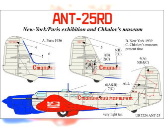 Декаль для ANT-25RD