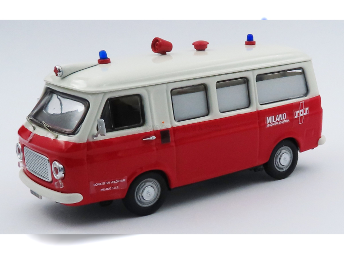 FIAT 238 Ambulance Sos Associazione Volontaria (1968), Red White