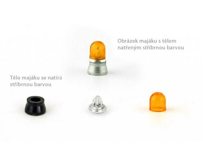 Проблесковый маяк Elektra LB-3, оранжевый