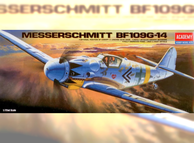 Сборная модель Самолет Messerschmitt Bf-109G-14