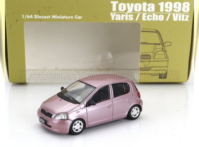 TOYOTA Yaris Echo 5 Vitz (1998), Pink