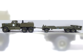 DIAMOND T980 6х4 Tank Transporter (балластный тягач с прицепом) US Army