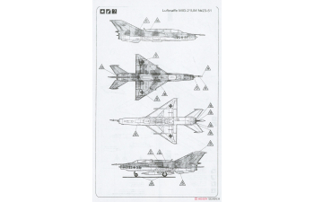 Сборная модель MiG-21 UM MONGOL Soviet trainer-fighter