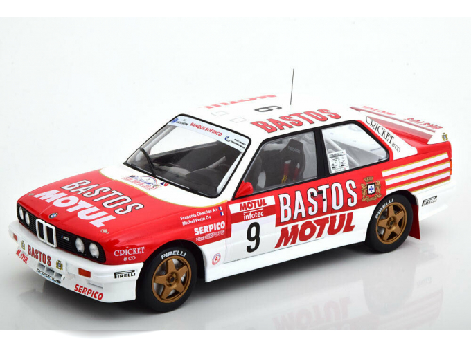 BMW M3 (E30) #9 "Bastos Motul" Chatriot/ Perin Rally Tour de Corse 1988