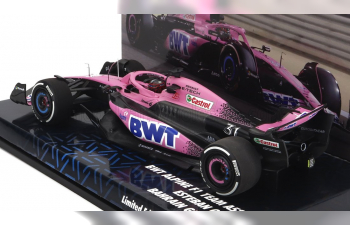 RENAULT F1 A523 Team Bwt Alpine №31 Bahrain Gp (2023) Esteban Ocon, Pink Blue Black