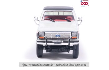 FORD F-150 XLT Lariat Long Bed Styleside 4x2 pick-up (1986), white / grey