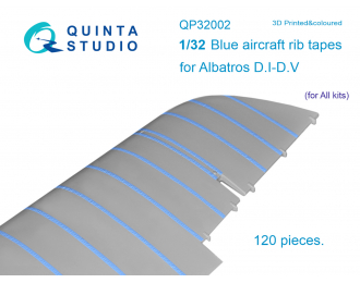 Голубые киперные ленты для Albatros D.I-D.V (для любых моделей)