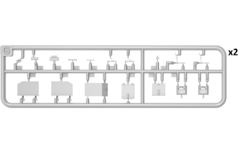 Сборная модель M3 Stuart Hybrid Military 1945