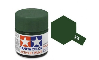 Краска акриловая глянцевый зеленый X-5 Green,10 мл.