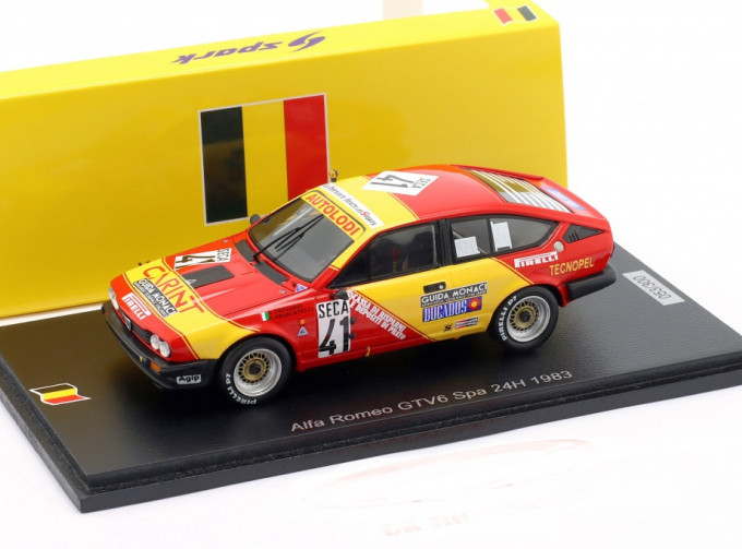 ALFA ROMEO Alfetta GTV6 №41 6th 24h Spa Rinaldo Drovandi, Gianfranco Brancatelli, Emilio Zapico (1983)