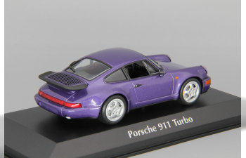 PORSCHE 911 Turbo (964) (1990), purple metallic