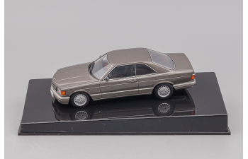 MERCEDES-BENZ 500 SEC (W126) Coupe 1981, antracite grey metallic