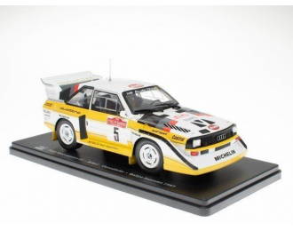 AUDI Sport Quattro S1 #5 "Audi Sport HB" Rohrl/Geistdorfer Winner Rally Sanremo (1985)