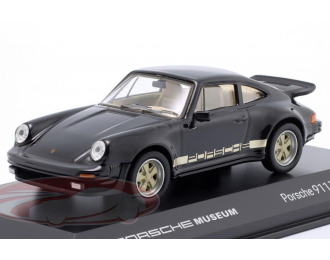 PORSCHE 911 Turbo 3.0 (1975), black / golden Tires