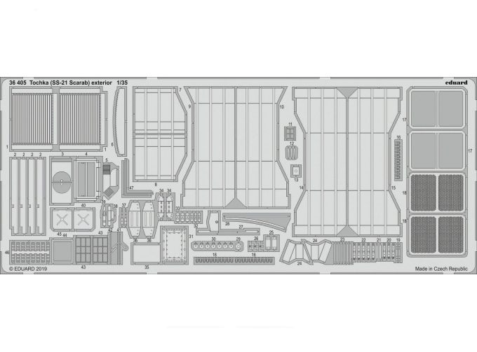 Фототравление для Точка (SS-21 Scarab) экстерьер