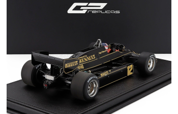 LOTUS F1 93t Renault №12 Test Season (with Pilot Figure) Nigel Mansell (1983), Black Gold