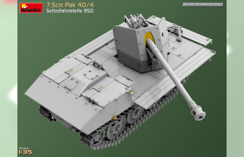 Сборная модель Pak 40/4 Selbstfahrlafette Rso Military