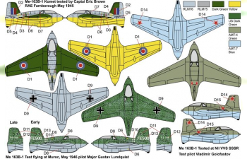 Сборная модель Me-163B KOMET „War prizes“