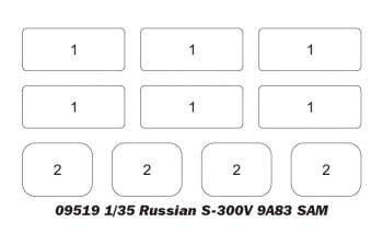 Сборная модель Российская S-300V 9A85 SAM