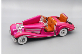 MERCEDES-BENZ 500K, красный матовый 22 см